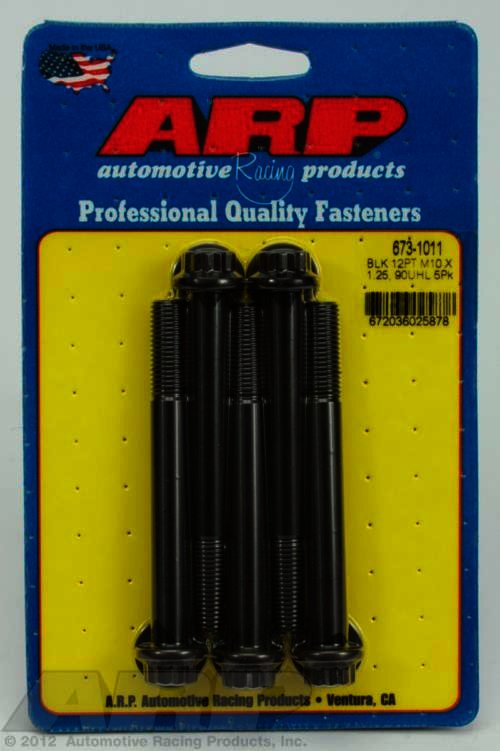 ARP M10 x 1.25 x 90 12pt black oxide bolts - Klik om te sluiten