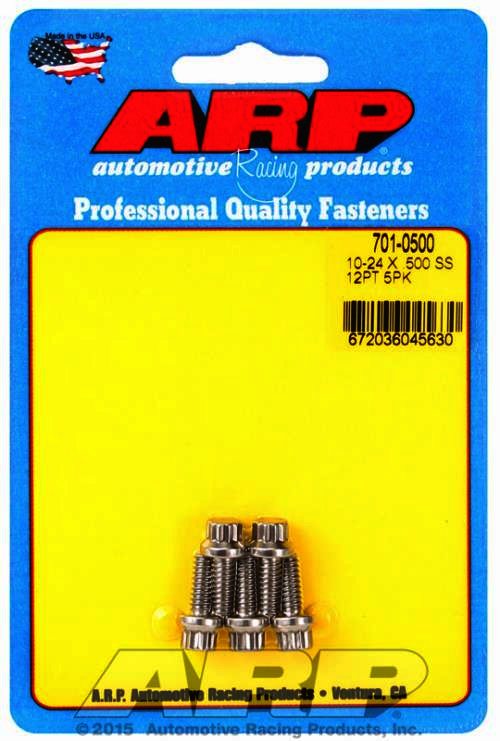 ARP 10-24 x .500 12pt SS bolts - Klik om te sluiten