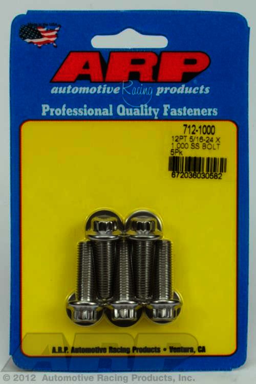 ARP 5/16-24 x 1.000 12pt SS bolts - Klik om te sluiten