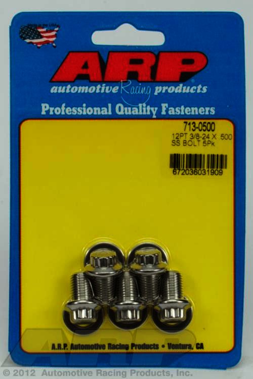 ARP 3/8-24 x .500 12pt SS bolts - Klik om te sluiten