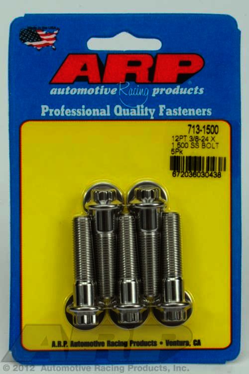 ARP 3/8-24 x 1.500 12pt SS bolts - Klik om te sluiten