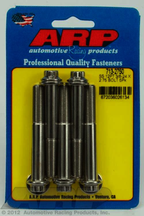 ARP 3/8-24 x 2.750 12pt SS bolts - Klik om te sluiten