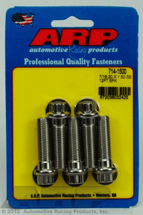 ARP 7/16-20 x 1.500 12pt SS bolts - Klik om te sluiten