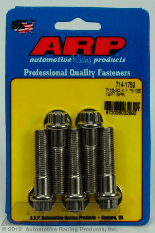 ARP 7/16-20 x 1.750 12pt SS bolts - Klik om te sluiten