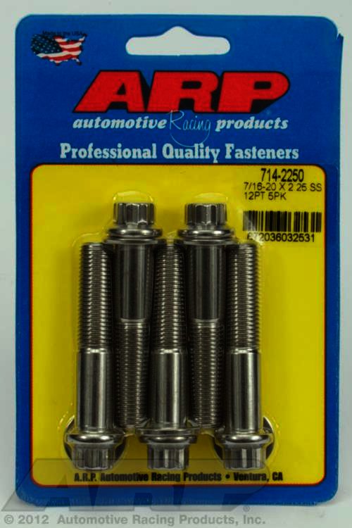 ARP 7/16-20 x 2.250 12pt SS bolts - Klik om te sluiten