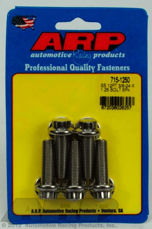 ARP 3/8-24 x 1.250 12pt 7/16 wrenching SS bolts - Klik om te sluiten