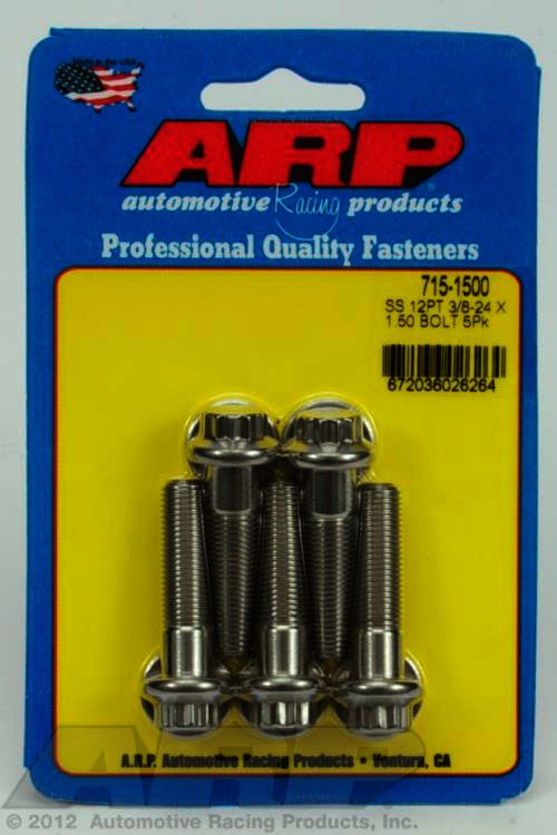 ARP 3/8-24 x 1.500 12pt 7/16 wrenching SS bolts - Klik om te sluiten