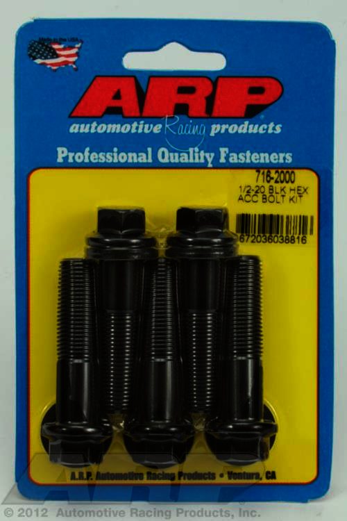 ARP 1/2-20 x 2.000 hex black oxide bolts - Klik om te sluiten