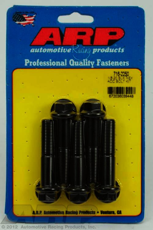 ARP 1/2-20 x 2.250 hex black oxide bolts - Klik om te sluiten