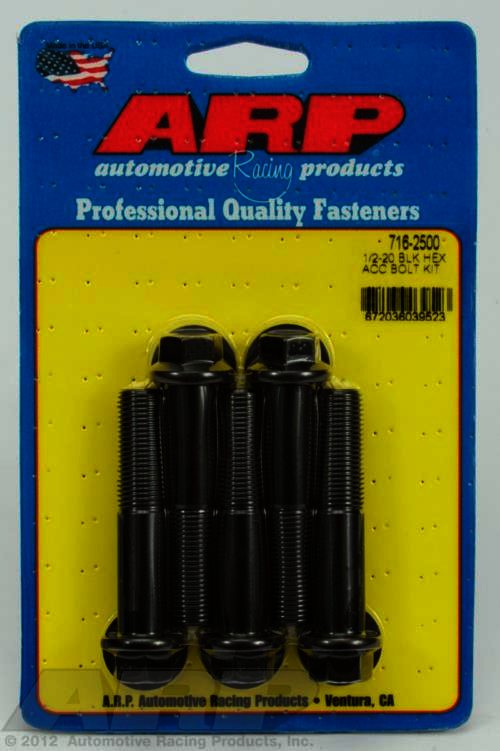 ARP 1/2-20 x 2.500 hex black oxide bolts - Klik om te sluiten