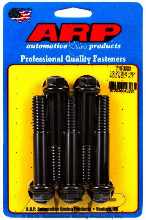 ARP 1/2-20 x 3.000 hex black oxide bolts - Klik om te sluiten