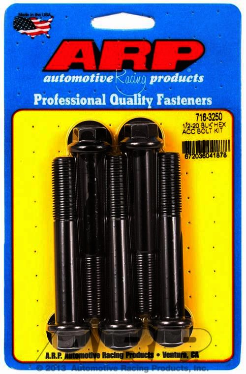 ARP 1/2-20 x 3.250 hex black oxide bolts - Klik om te sluiten