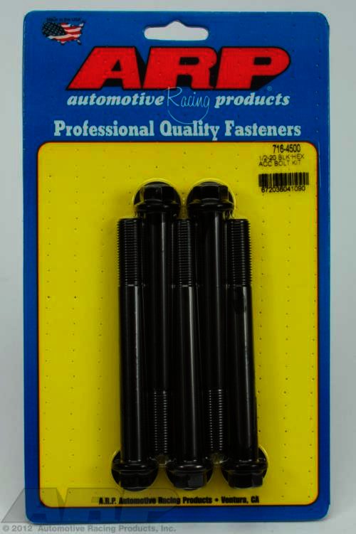 ARP 1/2-20 x 4.500 hex black oxide bolts - Klik om te sluiten