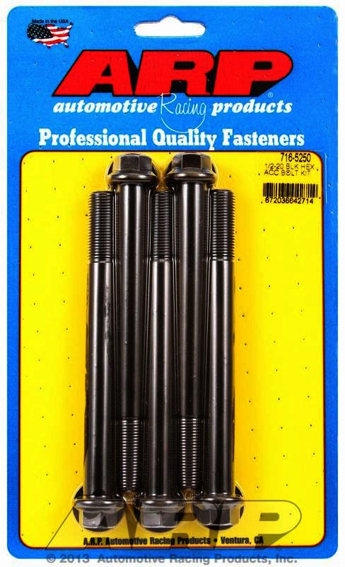 ARP 1/2-20 x 5.250 hex black oxide bolts - Klik om te sluiten