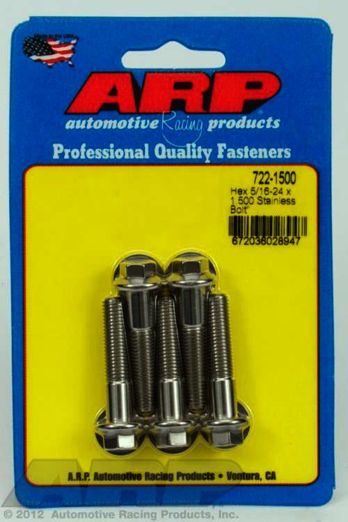 ARP 5/16-24 x 1.500 hex SS bolts - Klik om te sluiten