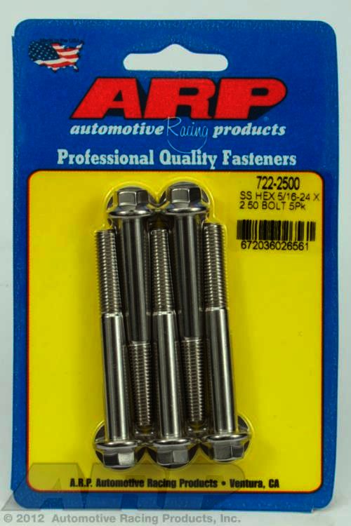 ARP 5/16-24 x 2.500 hex SS bolts - Klik om te sluiten