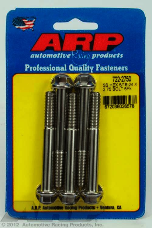 ARP 5/16-24 x 2.750 hex SS bolts - Klik om te sluiten