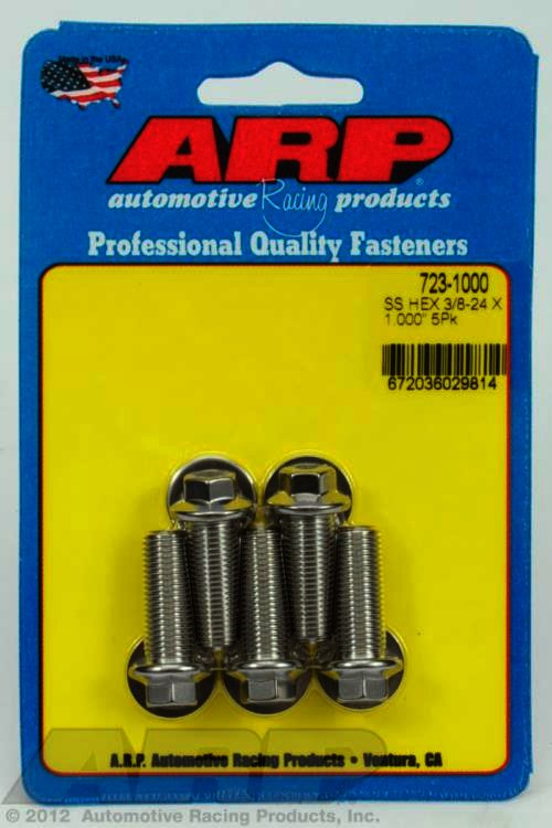 ARP 3/8-24 x 1.000 hex SS bolts - Klik om te sluiten