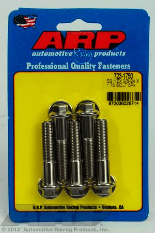 ARP 3/8-24 x 1.750 hex SS bolts - Klik om te sluiten