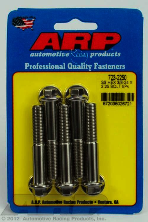 ARP 3/8-24 x 2.250 hex SS bolts - Klik om te sluiten