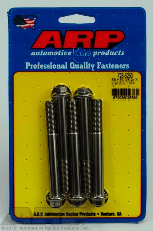 ARP 3/8-24 x 3.250 hex SS bolts - Klik om te sluiten