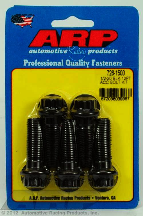 ARP 1/2-20 x 1.500 12pt black oxide bolts - Klik om te sluiten
