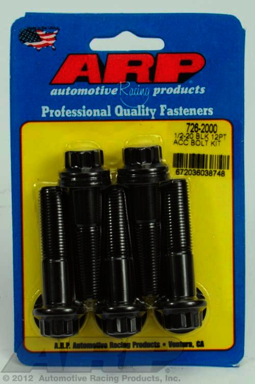 ARP 1/2-20 x 2.000 12pt black oxide bolts - Klik om te sluiten