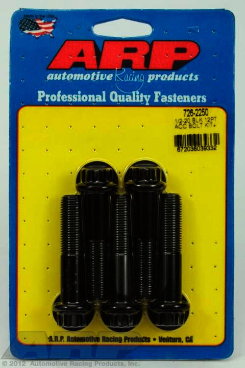 ARP 1/2-20 x 2.250 12pt black oxide bolts - Klik om te sluiten