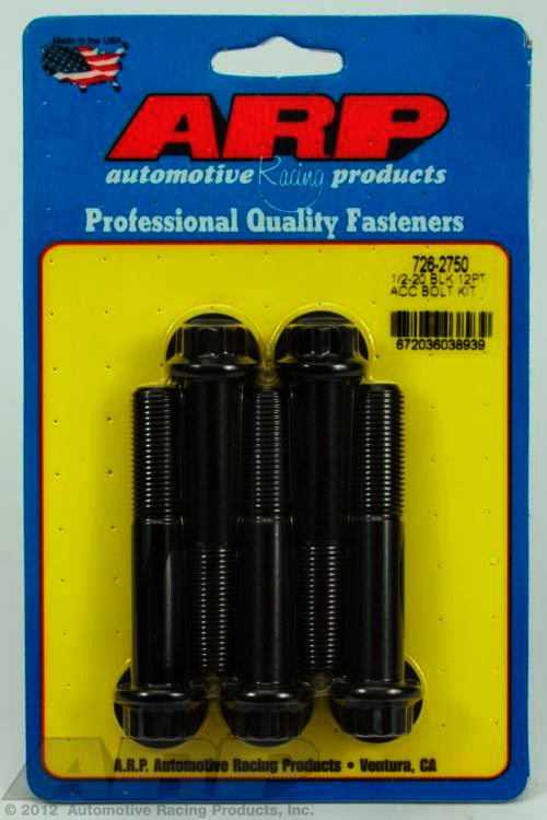 ARP 1/2-20 x 2.750 12pt black oxide bolts - Klik om te sluiten