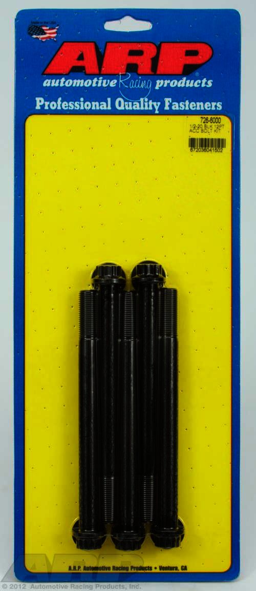 ARP 1/2-20 x 6.000 12pt black oxide bolts - Klik om te sluiten