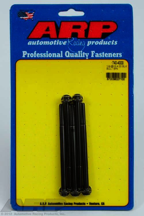 ARP 1/4-28 x 4.000 12pt black oxide bolts - Klik om te sluiten