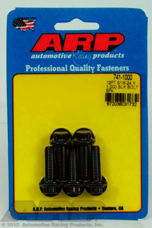 ARP 5/16-24 x 1.000 12pt black oxide bolts - Klik om te sluiten