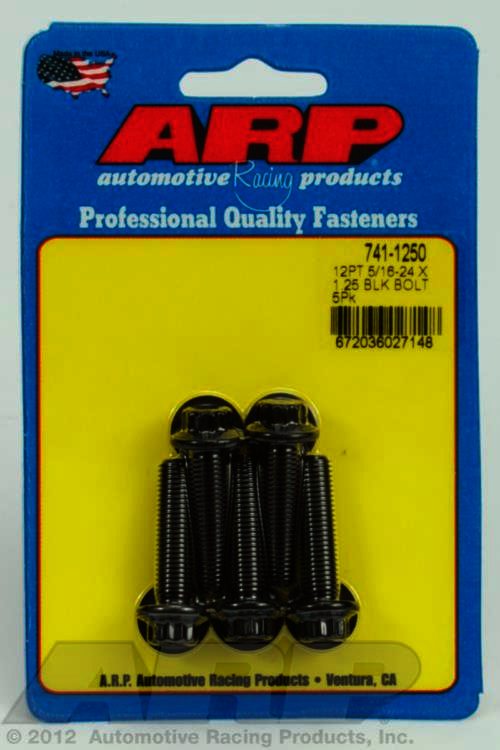 ARP 5/16-24 x 1.250 12pt black oxide bolts - Klik om te sluiten