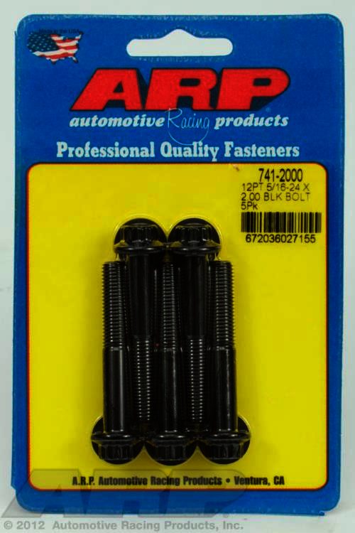 ARP 5/16-24 x 2.000 12pt black oxide bolts - Klik om te sluiten