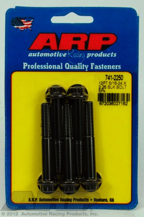 ARP 5/16-24 x 2.250 12pt black oxide bolts - Klik om te sluiten