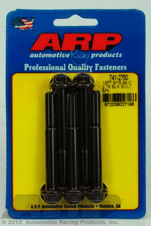 ARP 5/16-24 x 2.750 12pt black oxide bolts - Klik om te sluiten