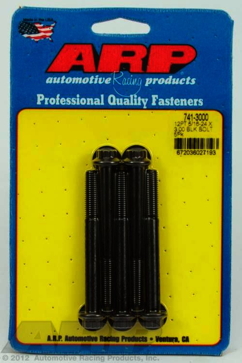 ARP 5/16-24 x 3.000 12pt black oxide bolts - Klik om te sluiten