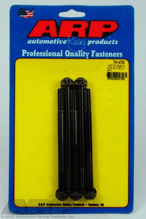 ARP 5/16-24 x 4.750 12pt black oxide bolts - Klik om te sluiten