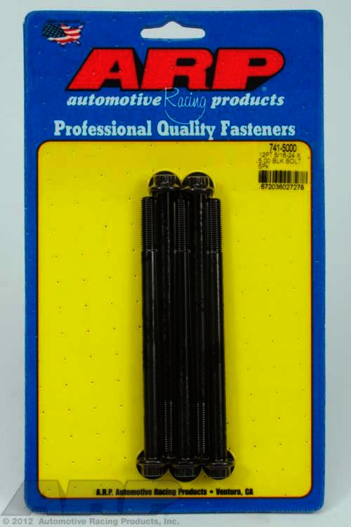 ARP 5/16-24 x 5.000 12pt black oxide bolts - Klik om te sluiten