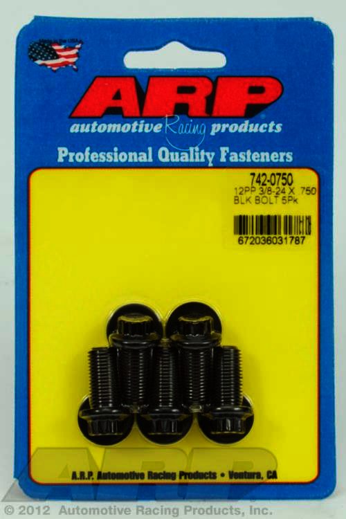 ARP 3/8-24 x .750 12pt black oxide bolts - Klik om te sluiten