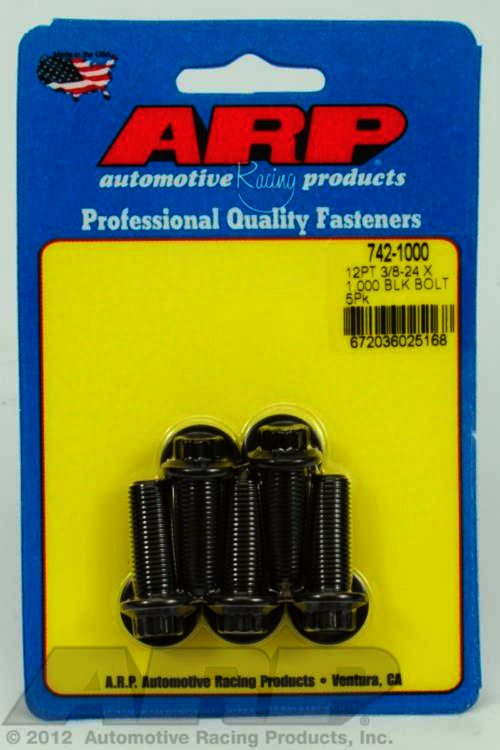 ARP 3/8-24 x 1.000 12pt black oxide bolts - Klik om te sluiten