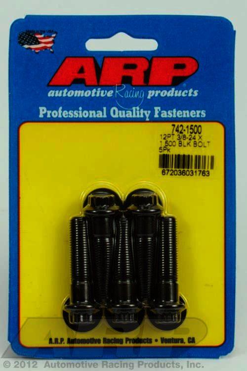 ARP 3/8-24 x 1.500 12pt black oxide bolts - Klik om te sluiten