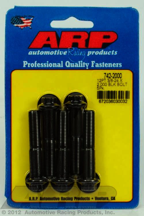 ARP 3/8-24 x 2.000 12pt black oxide bolts - Klik om te sluiten