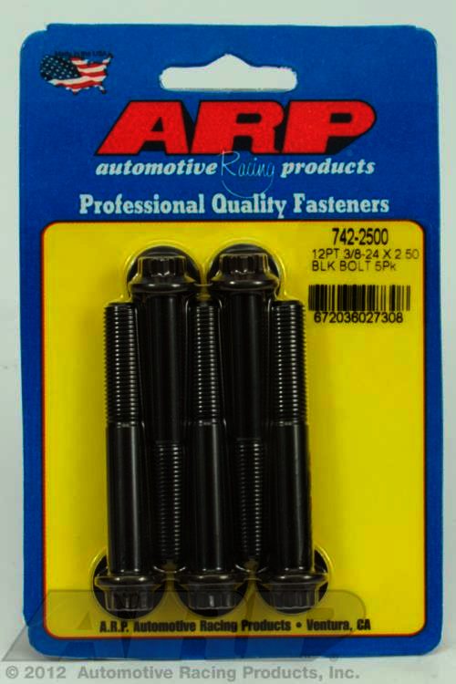 ARP 3/8-24 x 2.500 12pt black oxide bolts - Klik om te sluiten