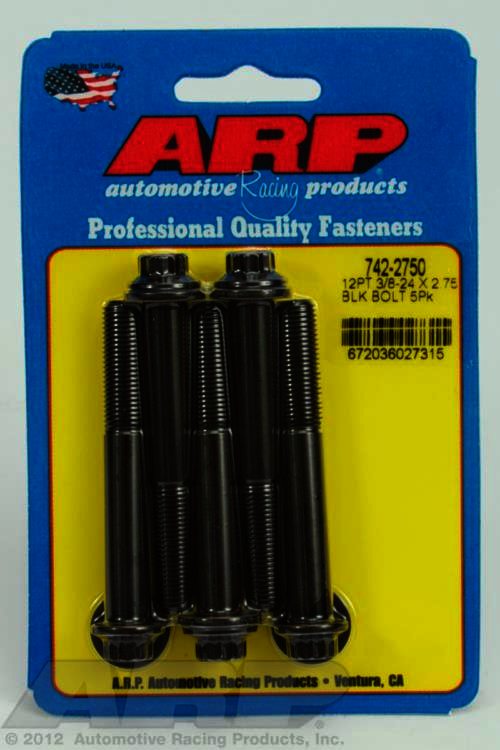 ARP 3/8-24 x 2.750 12pt black oxide bolts - Klik om te sluiten