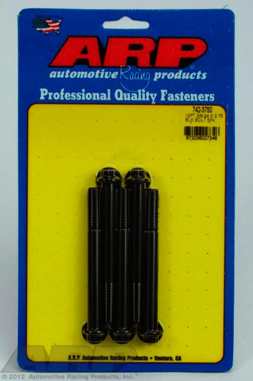 ARP 3/8-24 x 3.750 12pt black oxide bolts - Klik om te sluiten