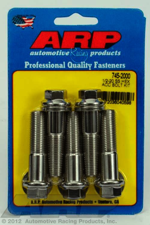 ARP 1/2-20 x 2.000 hex SS bolts - Klik om te sluiten