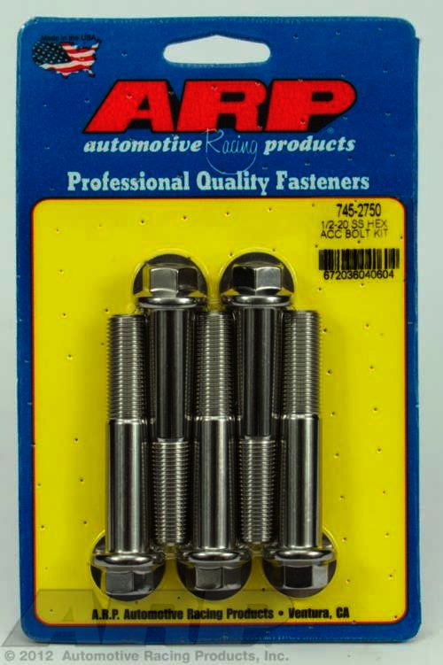 ARP 1/2-20 x 2.750 hex SS bolts - Klik om te sluiten