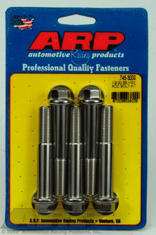 ARP 1/2-20 x 3.000 hex SS bolts - Klik om te sluiten