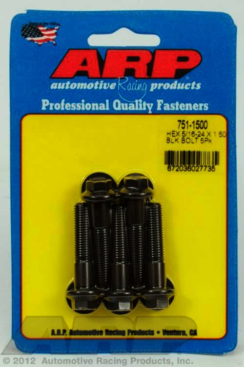 ARP 5/16-24 x 1.500 hex black oxide bolts - Klik om te sluiten